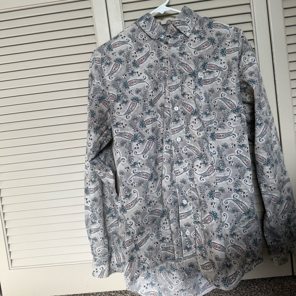 Cinch Gray Paisley Men's Shirt Jacket